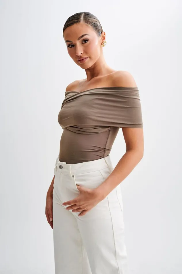 Women Meshki Tops Lourdes Slinky Off Shoulder Top 8211 Coco