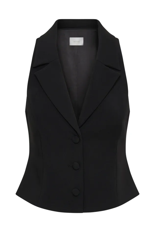 Women Meshki Tops Mura Suiting Vest 8211 Black