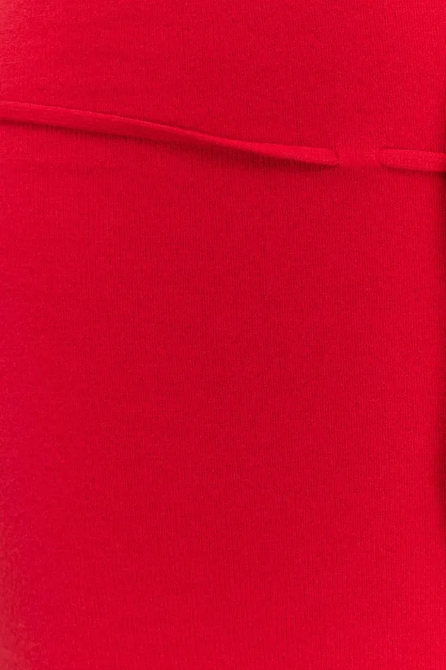 Women Meshki Tops Polly Off Shoulder Long Sleeve Knit Top 8211 Red