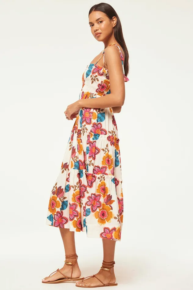 Women MISA Los Angeles Dresses KAMINA DRESS Flora Marbella