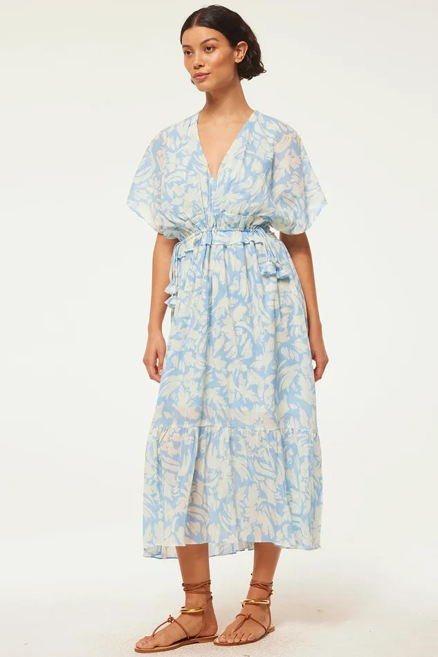 Women MISA Los Angeles Dresses MALIA DRESS Patmos Sky