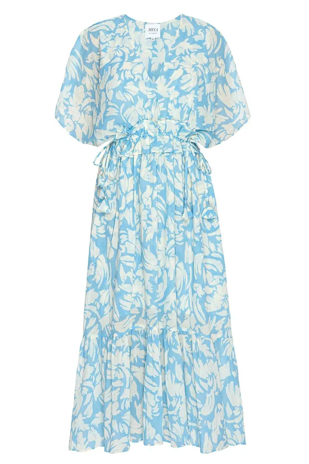 Women MISA Los Angeles Dresses MALIA DRESS Patmos Sky