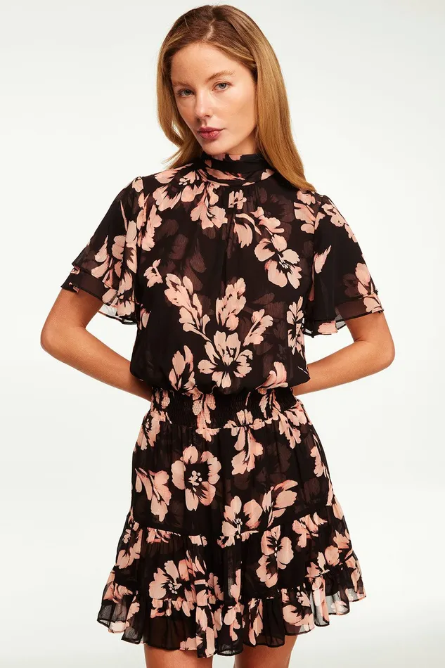 Women MISA Los Angeles Dresses SAFFIE DRESS Auric Flora