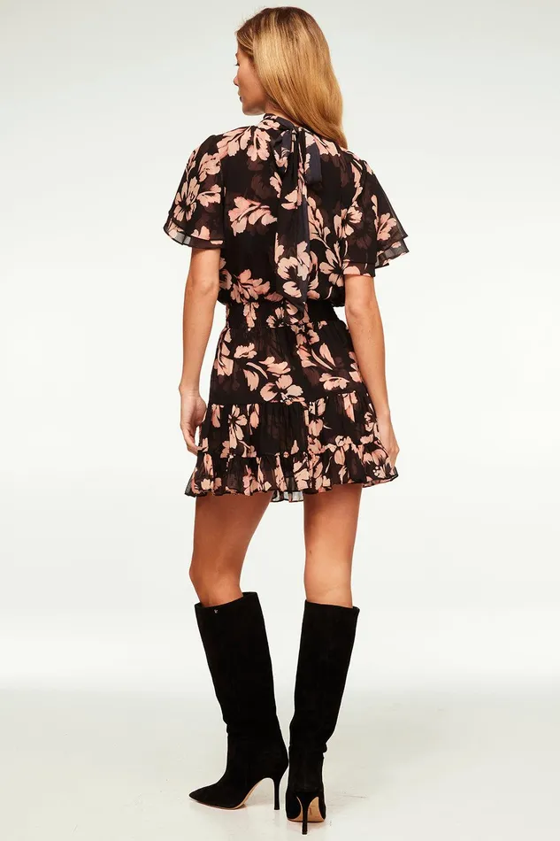 Women MISA Los Angeles Dresses SAFFIE DRESS Auric Flora