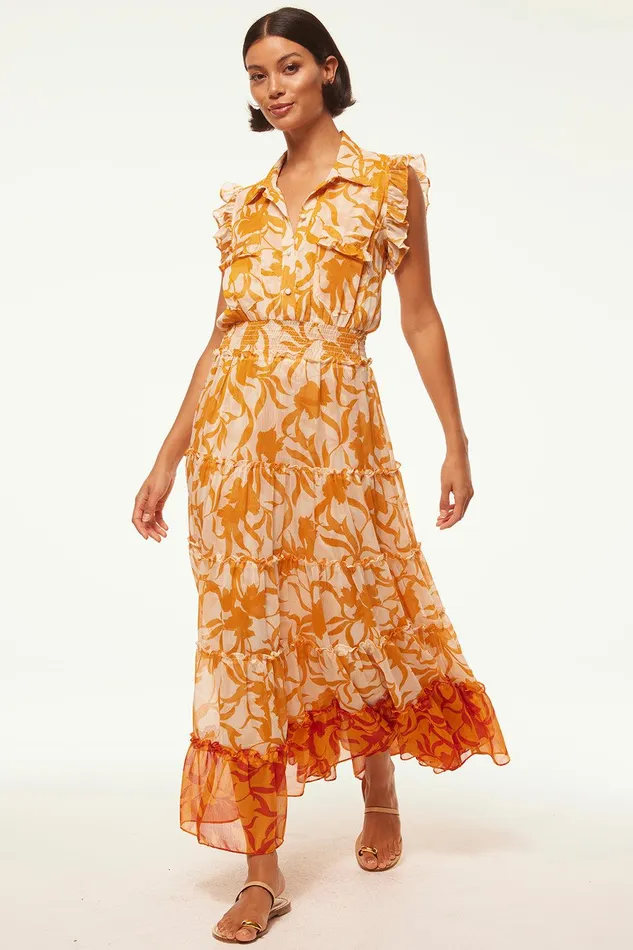 Women MISA Los Angeles Dresses TRINA DRESS Atlas Floral