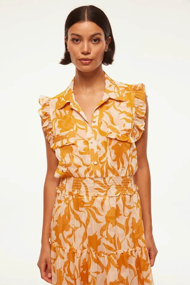 Women MISA Los Angeles Dresses TRINA DRESS Atlas Floral