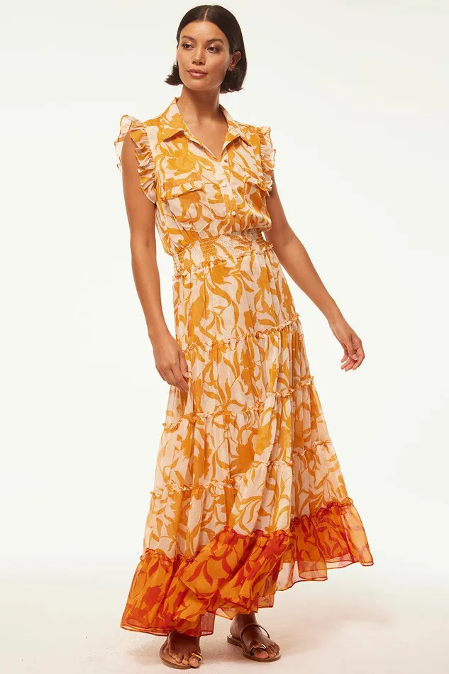 Women MISA Los Angeles Dresses TRINA DRESS Atlas Floral