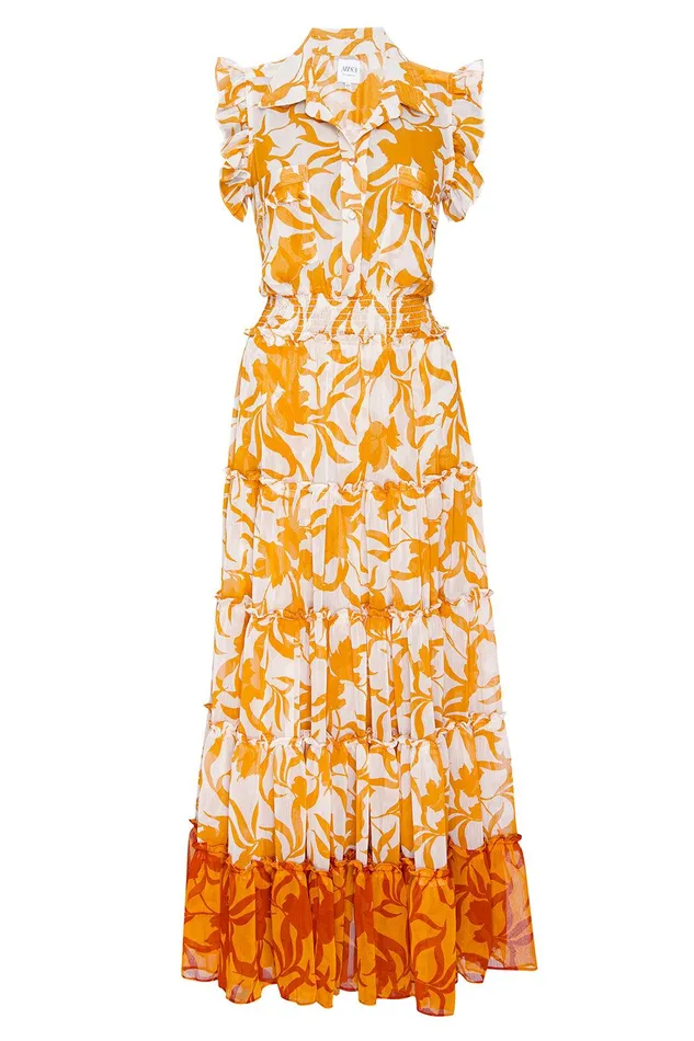 Women MISA Los Angeles Dresses TRINA DRESS Atlas Floral