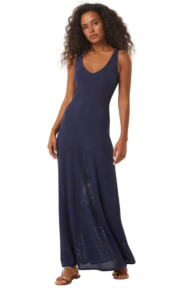 Women MISA Los Angeles Knits ALLISON DRESS Ivory