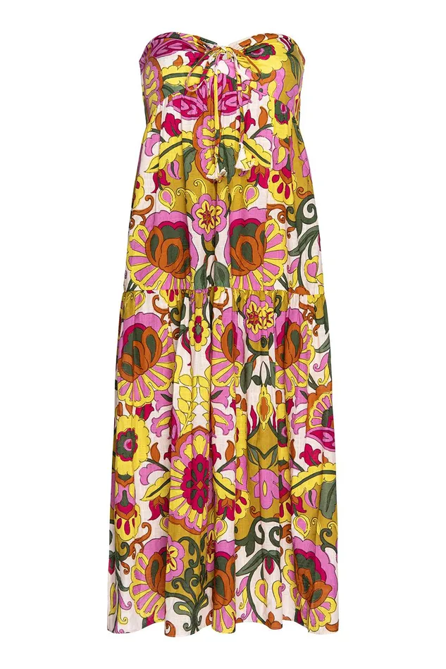 Women MISA Los Angeles Matching Sets ELLEN SKIRT Floral Corsica Multi