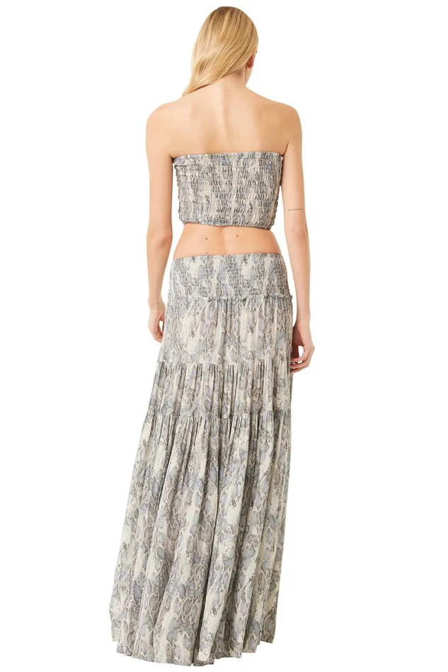 Women MISA Los Angeles Matching Sets ROKSANA BANDEAU Spring Python