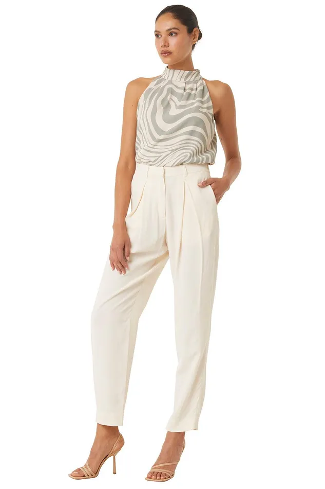 Women MISA Los Angeles Pants PERRY PANT Ivory