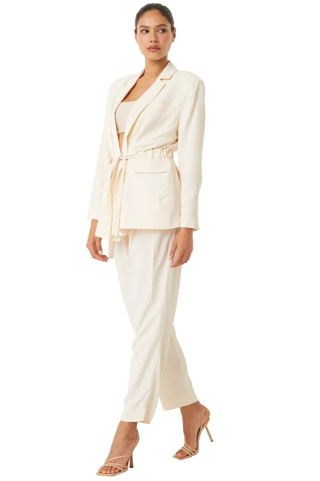 Women MISA Los Angeles Pants PERRY PANT Ivory