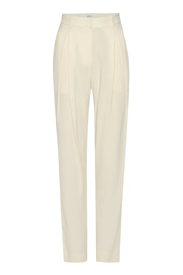 Women MISA Los Angeles Pants PERRY PANT Ivory