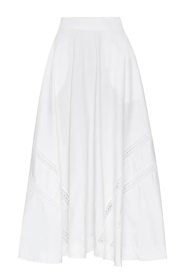 Women MISA Los Angeles Skirts and Shorts BEATRICE SKIRT White