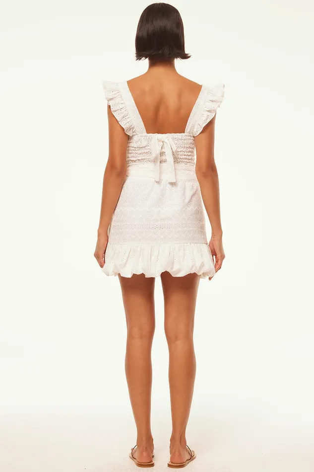 Women MISA Los Angeles Skirts and Shorts EDEN SKIRT White Eyelet