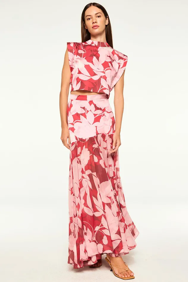 Women MISA Los Angeles Skirts and Shorts YARA SKIRT Flora Rosada Mix