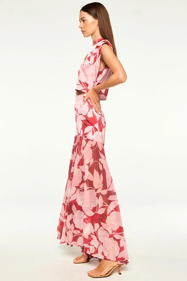 Women MISA Los Angeles Skirts and Shorts YARA SKIRT Flora Rosada Mix