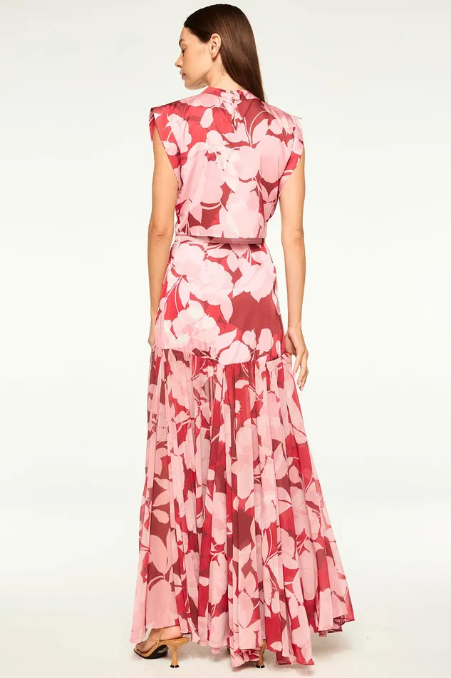Women MISA Los Angeles Skirts and Shorts YARA SKIRT Flora Rosada Mix