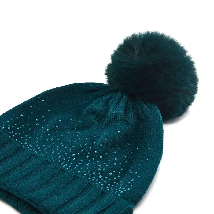 Women Moda In Pelle Hats Praticiohat Teal Textile Women Moda In Pelle Hats Praticiohat Teal Textile