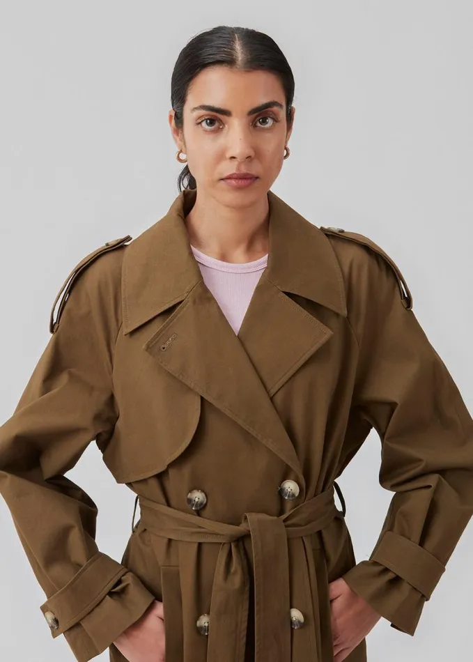 Women Modstrm Coats and Jackets BrodaMD Solid Coat Dark Forest Women Modstrm Coats and Jackets BrodaMD Solid Coat Dark Forest