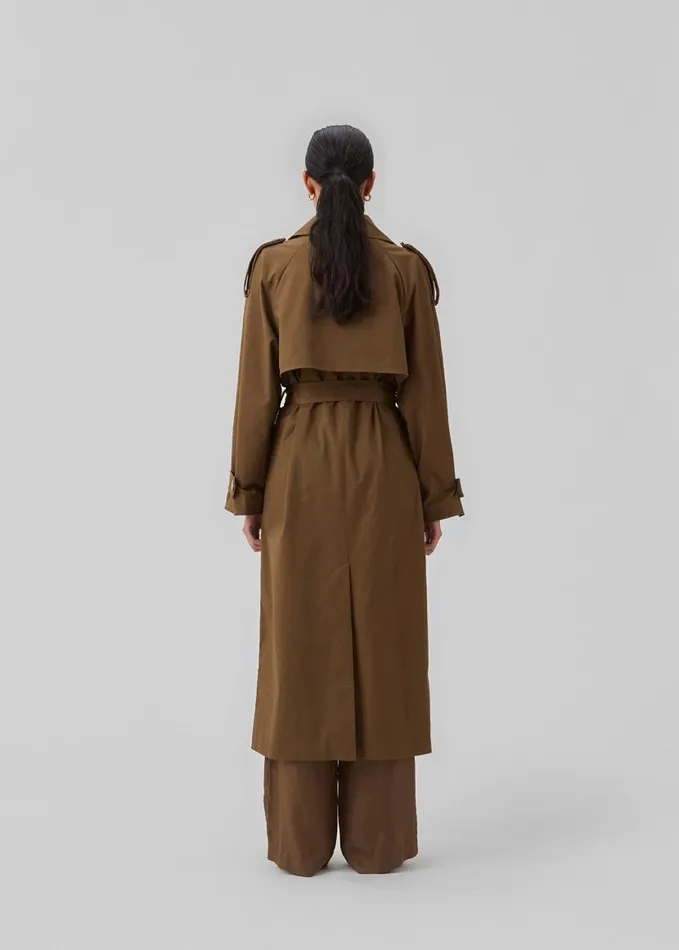 Women Modstrm Coats and Jackets BrodaMD Solid Coat Dark Forest Women Modstrm Coats and Jackets BrodaMD Solid Coat Dark Forest
