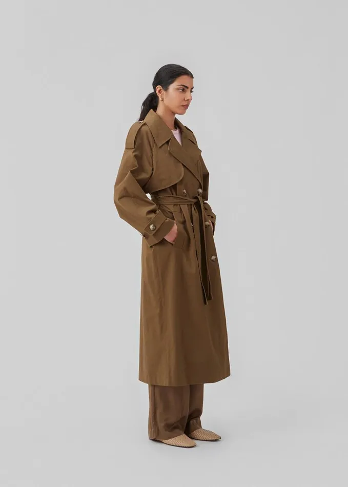 Women Modstrm Coats and Jackets BrodaMD Solid Coat Dark Forest Women Modstrm Coats and Jackets BrodaMD Solid Coat Dark Forest