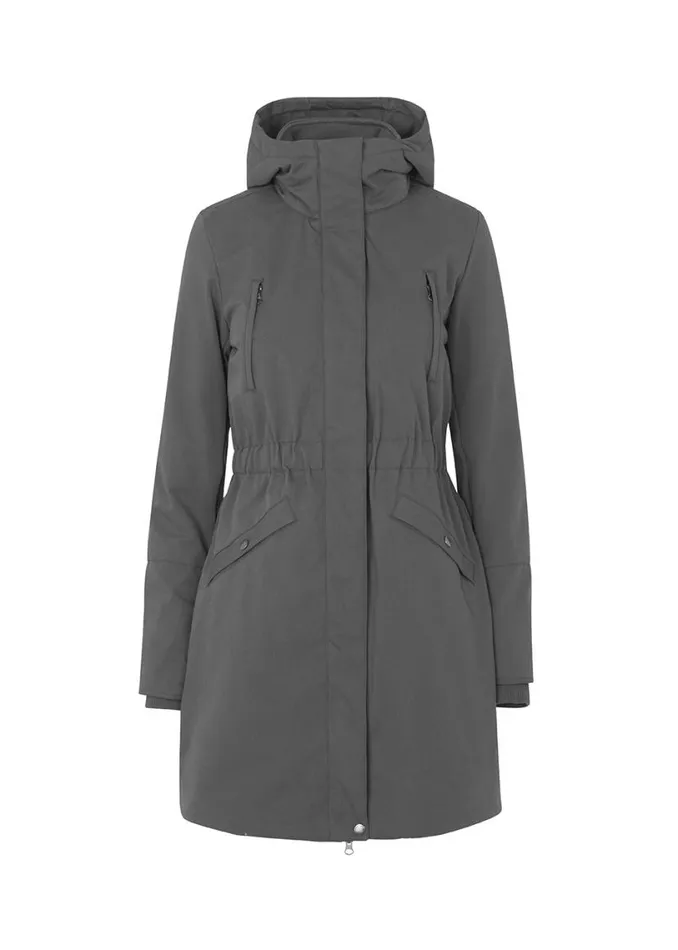 Women Modstrm Coats and Jackets Denise Coat Rainy Grey