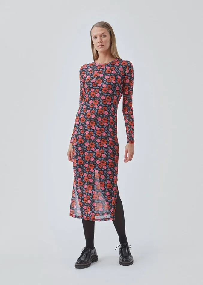 Women Modstrm Dresses BinnaMD Print Dress Flower Blush