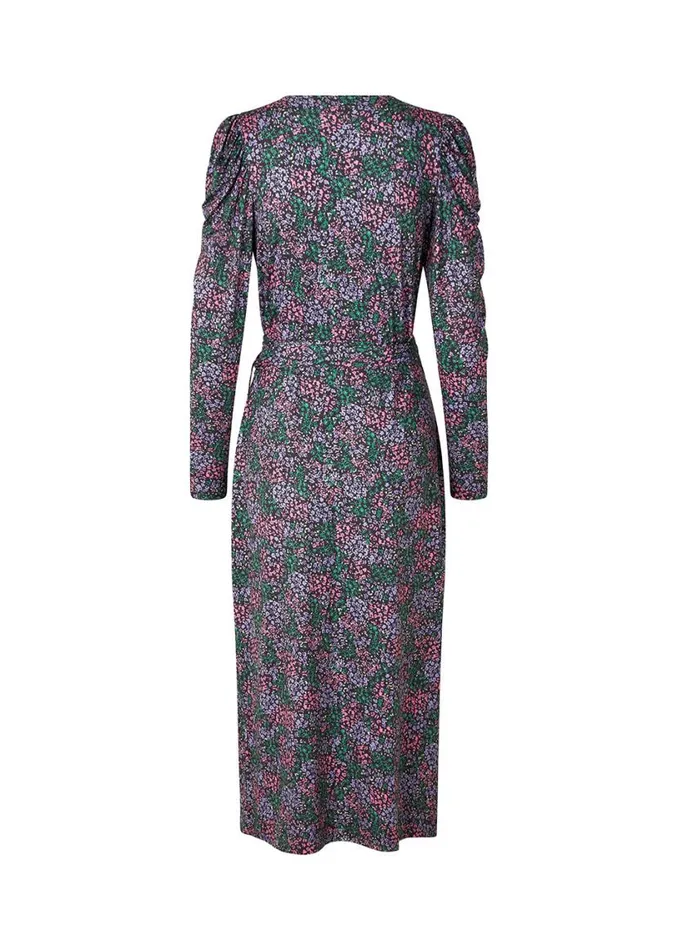 Women Modstrm Dresses TilloMD Print Wrap Dress Poetry Flower Women Modstrm Dresses TilloMD Print Wrap Dress Poetry Flower