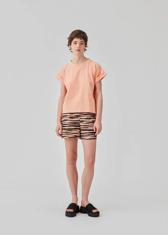 Women Modstrm TShirts BrazilMD Short Tshirt Peach Nectar
