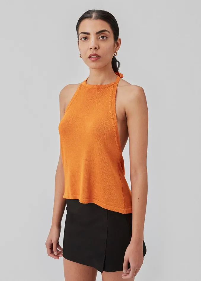 Women Modstrm Tops JosefineMD Halterneck Top Dusty Ombre Women Modstrm Tops JosefineMD Halterneck Top Dusty Ombre