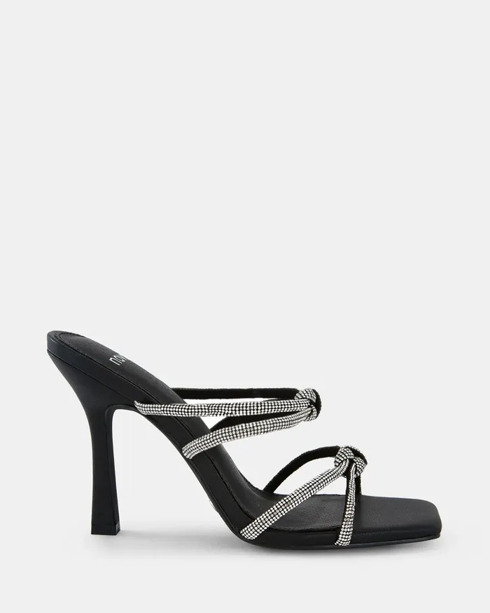 Women NOVO Shoes PURITY BLACK High Heels Party