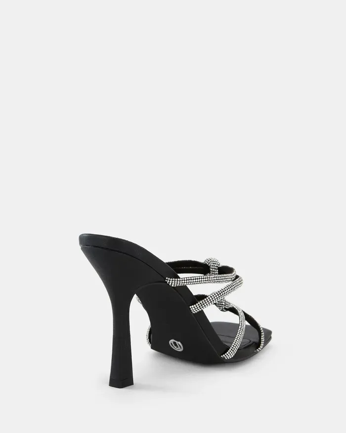 Women NOVO Shoes PURITY BLACK High Heels Party