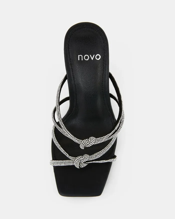 Women NOVO Shoes PURITY BLACK High Heels Party