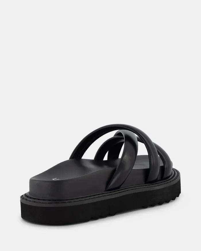 Women NOVO Shoes TALIRA BLACK Sandals Slides