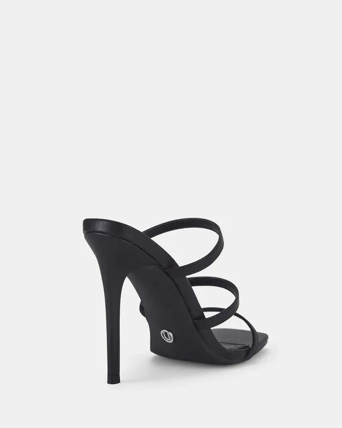 Women NOVO Shoes ZATTY BLACK Stilettos Party