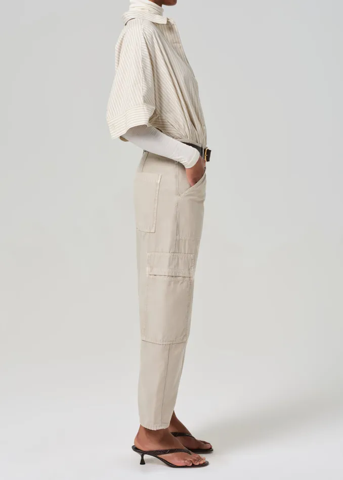 Women Pants Citizens Of Humanity Marcelle Low Slung Easy Cargo In Burnished Quartz