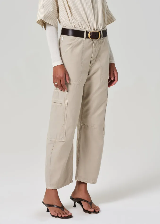 Women Pants Citizens Of Humanity Marcelle Low Slung Easy Cargo In Burnished Quartz