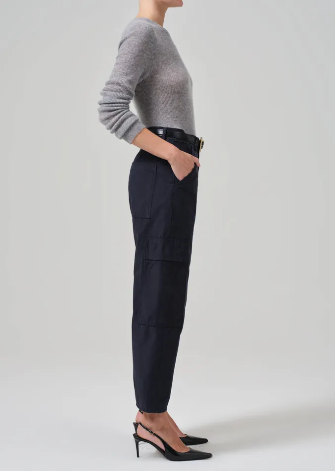 Women Pants Citizens Of Humanity Marcelle Low Slung Easy Cargo In True Navy