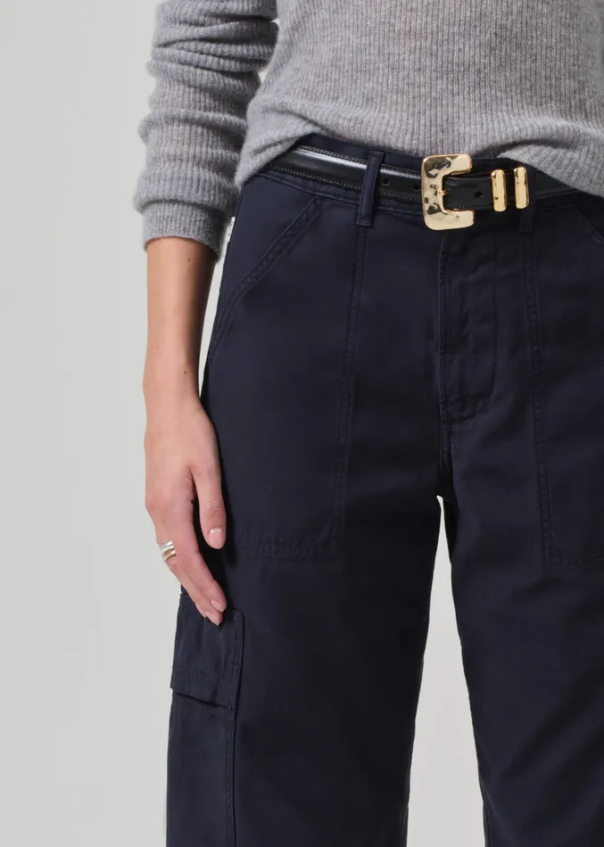 Women Pants Citizens Of Humanity Marcelle Low Slung Easy Cargo In True Navy