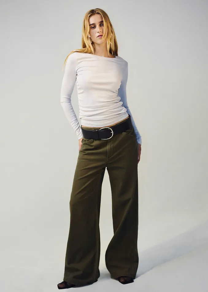 Women Pants Citizens Of Humanity Paloma Utility Trouser In Tea Leaf