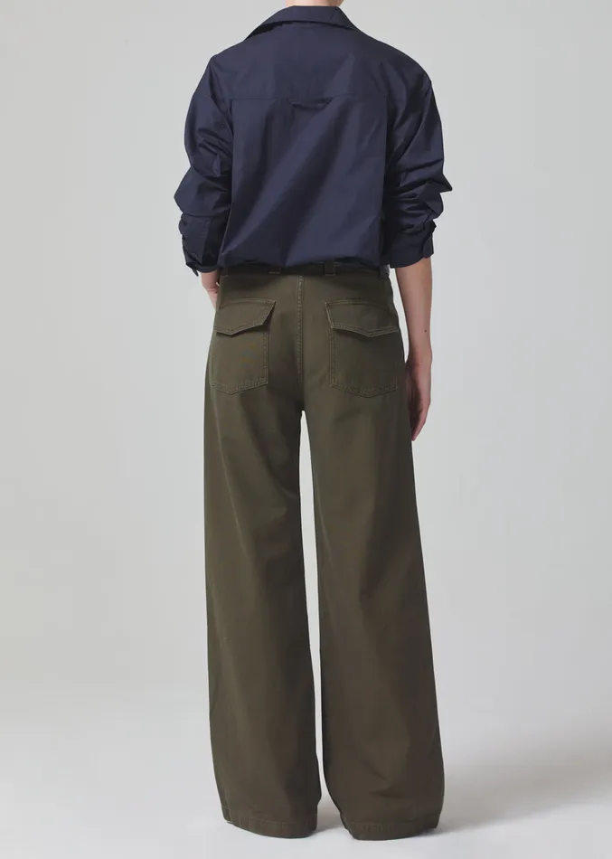 Women Pants Citizens Of Humanity Paloma Utility Trouser In Tea Leaf