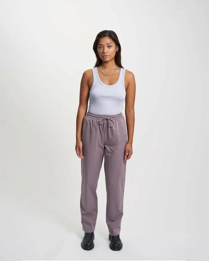 Women Pants Colorful Standard Organic Twill Pants Purple Haze