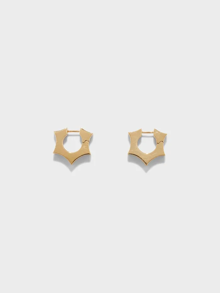 Women Parker 18kt GoldPlated Hoop Earrings Aeyde Earrings