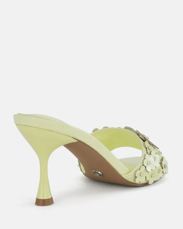 Women Party NOVO Shoes YEARNING AVOCADO Open Toe Heels