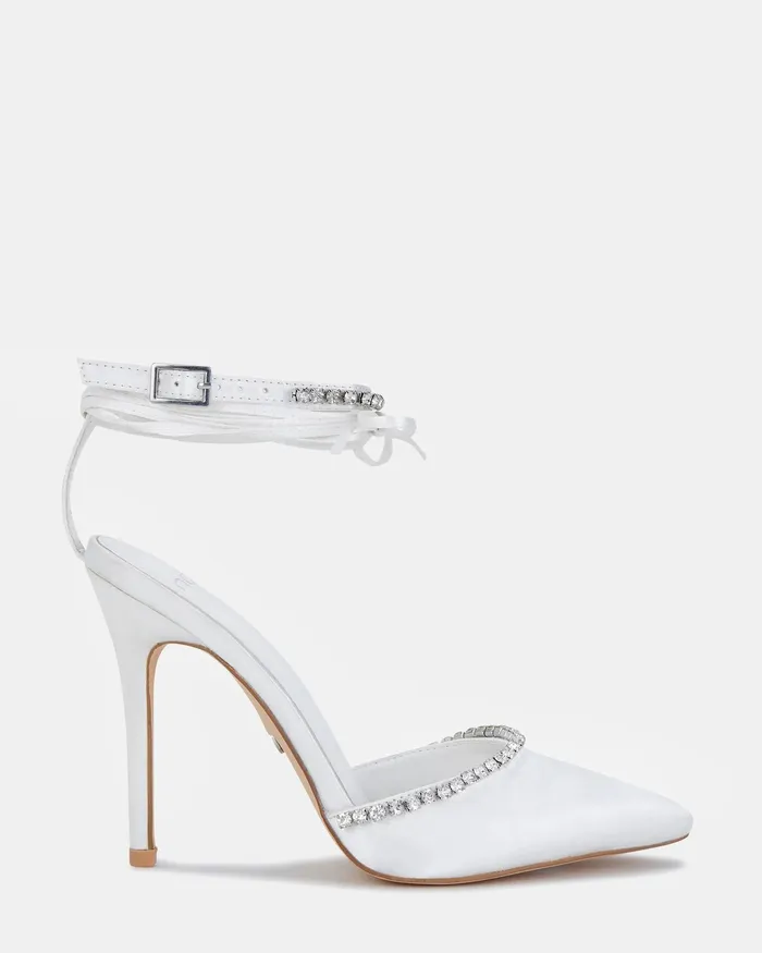 Women Party NOVO Shoes ZIRGO WHITE Stilettos