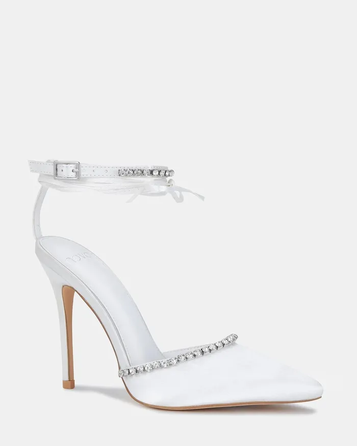 Women Party NOVO Shoes ZIRGO WHITE Stilettos