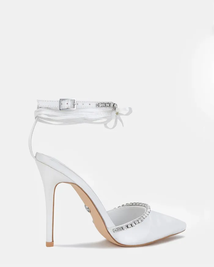 Women Party NOVO Shoes ZIRGO WHITE Stilettos