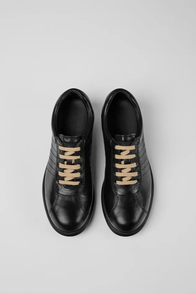 Women Pelotas Iconic Black Shoe Camper Casual Shoes Women Pelotas Iconic Black Shoe Camper Casual Shoes